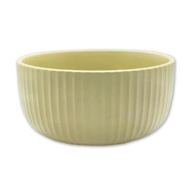Imagem de Bowl Tigela Cumbuca De Cerâmica Bege 12Cm Salada Fruta