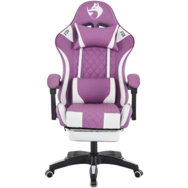 Imagem de Cadeira Gamer Fox Racer Luna Lilás com Apoio de Pés