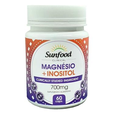 Imagem de Magnésio Inositol 700 mg 60 Cáps. Sunfood