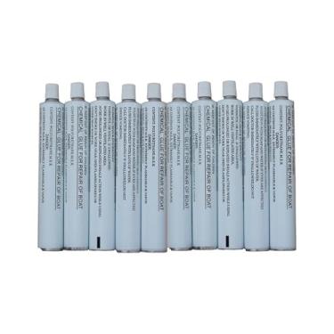 Imagem de shamjina 10 tubos de tinta vazios recarregáveis ​​de alumínio, tubos de pasta de dente vazios, com tampa, para armazenamento de amostras de cosméticos e óleos