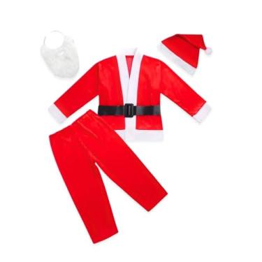 Imagem de Fantasia Papai Noel Roupa Natalina Adulto Completa P/GG