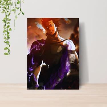 Imagem de Genérico, Quadro Black Clov Anime A4 | Placa MDF 06