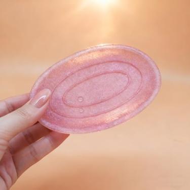 Imagem de ZXT-parts Soap Dish Bathroom Handmade European Fashion Imitate The Shape of Marble and Pebbles Creative Resin.…