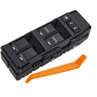 Imagem de 6+8 Metal Pins Power Window Switch Fits for 06-10 Jeep Commander for Grand Cherokee for Chrysler 200/300.07-09 Dodge Durango/Aspen for 08-14 Avenger, Control vidrios Master, Green Light.4602781AA