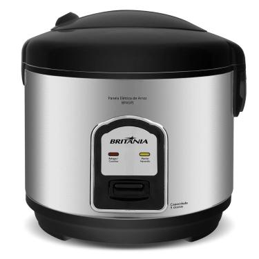 Imagem de Panela de Arroz Elétrica Britânia BPA5PI Inox 5 xícaras