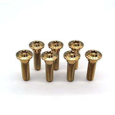 Imagem de Parafusos de montagem de discos de freio dianteiro Arashi para Kawasaki ZXR750R 89-92, Ninja ZX9R 2000-2001, ZZR1100 90-92, ZRX 1200 ZRX1200R ZRX1200S 2001-2006 Parafusos Torx afunilados de titânio