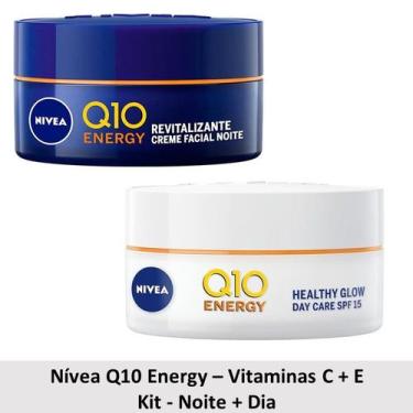 Imagem de Kit Nivea Q10 Energy Diurno F15 + Noturno