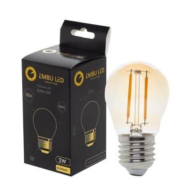Imagem de Lâmpada Led Filamento G45 2w 2200k E27 Embu Led