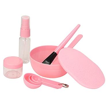 Imagem de Conjunto de Tia de Mistura de Máscara Facial Diy Grande Volume de Cuidado Facial Máscara de Silicone Tia Spa Escova de Lavagem Manual Colheres de Medição Máscara Espátula Faixa de Cabeça de Maqui