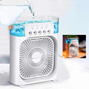 Imagem de Mini Ventilador Climatizador Portátil Ambiente Aconchegante