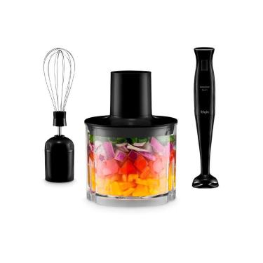 Imagem de Mixer Vertical Elgin Turbo Chef 3 em 1 200w Preto - Mixer/Triturador e Batedor 110V