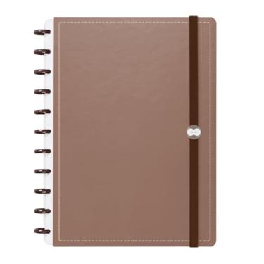 Imagem de Caderno Iscool Disc Inteligente 80 Folhas Solid Metallic Capuccino G