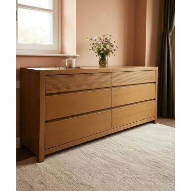 Imagem de Cômoda Gramado 2,00 X 50 X 80 - Madeira Maciça - Móveis De Gramado - Castanho