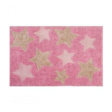 Imagem de Tapete Quarto Infantil Jazz Kids 1m X 1,5m Estrela Rosa