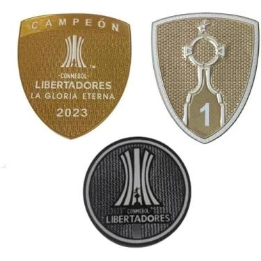 Imagem de Kit com 3 Patchs Fluminense Oficial Libertadores 2024