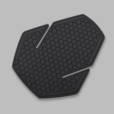 Imagem de Almofadas protetoras para tanque de motocicleta, design de favo de mel antiderrapante, compatível com Kawasaki Eliminator/SE 450 500 (2024+) Ninja e-1 Z e-1 (2024+) (preto)