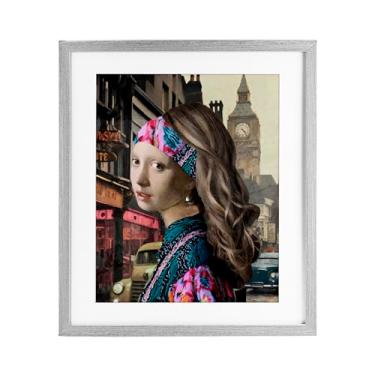 Imagem de Stupell Industries Carnaby Street Remix Pintura Birch Impressão Emoldurada sob Vidro, design por Sasha, 16 x 13