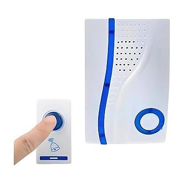 Imagem de Campainha Sem Fio 30m com Bateria, Som Digital, Alcance Longo, Kit Completo Receptor e Transmissor, Ideal para Residência e Escritório, Prova D'Água