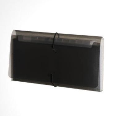 Imagem de Pasta Plascony Sanfonada Cheque 12 Divisórias Fume Line