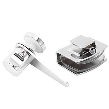 Imagem de HHHJQFAAT Parafusos de trava de porta de vidro para banheiro doméstico e chuveiro, acessório de ferragens, parafuso de porta de vidro, para portas de vidro, portas deslizantes, portas de banheiro, etc