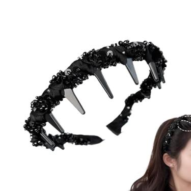 Imagem de Bandanas elegantes para mulheres – faixa de cabelo para lavagem de rosto | Argola de cabelo decorativa elegante para meninas, noivas, estudantes, mulheres, mulheres, compras, sessões de fotos de