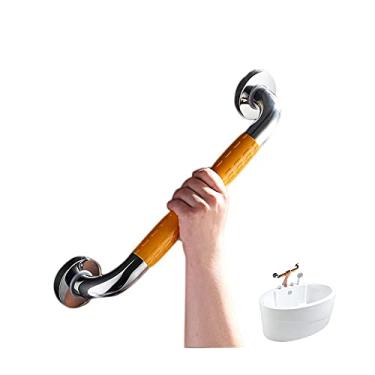 Imagem de LUOFDCLDDD Barra de apoio de segurança de banho para corrimão, alça de banheiro, corrimão de vaso sanitário de aço inoxidável com aderência de plástico antiderrapante, maciez: 250 kg para uso pessoal