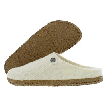 Imagem de Birkenstock Tamancos femininos Zermatt 365 de camurça, Ecru, 6-6.5 Narrow Women/4-4.5 Narrow Men