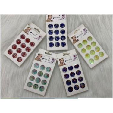 Imagem de Kit 12 Pedra Cristal Brilho Unhas Arte Decoração - oem, verde agua