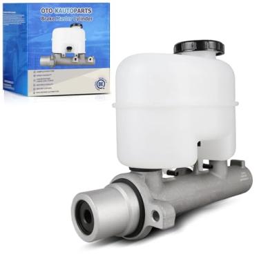 Imagem de Cilindro mestre de freio OTO-K com reservatório e tampa compatível com Ford F-150 Lobo 2004-2008, Lincoln Mark Lt 2006-2008, substitui # M630001 4L3Z-2140-AB 4L3Z-2140-AB 6L3Z-2140-A 7L3Z 21400-AB -A