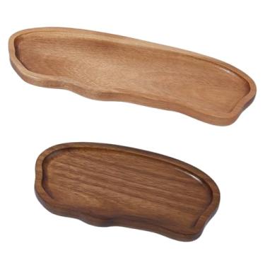 Imagem de SUPERFINDINGS 2 peças, 2 tamanhos, bandejas de madeira, nuvem, joias, bandeja, organizador de cosméticos, linda tábua decorativa preenchível para vela, perfume, sabonete, chaves de joias