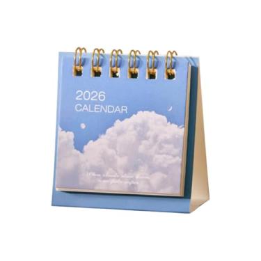Imagem de Calendário de Mesa | Planejador Mensal Mini - Calendário De Mesa 2026 | Para Natal Ano Do Pai Casa Escritório Escola Homens Mulheres Colegas De Trabalho Funcionários Adultos