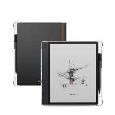 Imagem de Capa para Onyx Boox Note Air5 C, capa de proteção NOUKAJU E-Reader com compartimento para caneta, TPU transparente, resistente a quedas, capa de proteção para Boox Note Air5 C 26.2 cm (transparente)