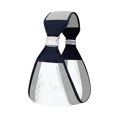 Imagem de YOUTHINK Porta-Bebês Com Tipoia de Fivela, RecéM-nascido a Criança, Porta-assento de Quadril de Malha Respirável Leve Com Postura Ergonômica Em Forma de M, Envoltório de bebê de um Ombro (GREY)