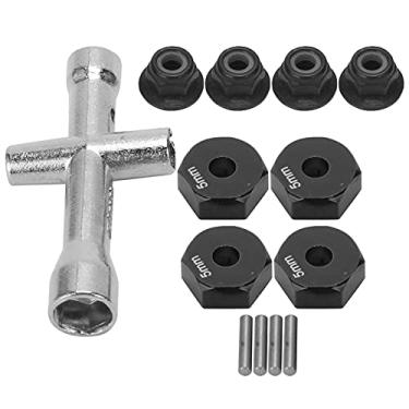 Imagem de Zhjvihx Adaptador Sextavado para Carro RC de 12 Mm, Roda de 12 Mm Com 5 de Espessura, Adaptador Sextavado, Chave Cruzada M4 para Acessório RC para Conjunto de Chave Cruzada de Hexagonal (#3)