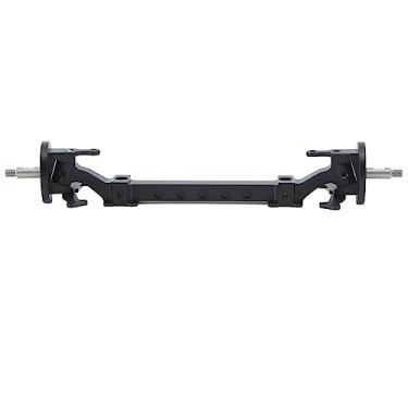 Imagem de aqxreight Haste de Direção do Eixo Dianteiro RC Liga de Alumínio Conjunto de Pólo de Ligação do Eixo Dianteiro para Tamiya 1/14 RC Trailer Trator Preto Sua Montagem Combinada a Este Tamiya