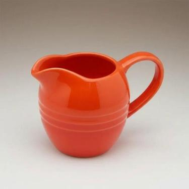 Imagem de Cremeira molheira jarra 12,5x8x9 de ceramica retro laranja wolff 28882