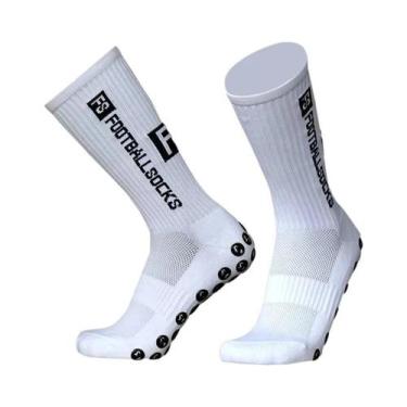 Imagem de Meias De Futebol Antiderrapantes Com Ventosas De Silicone Para Homens 