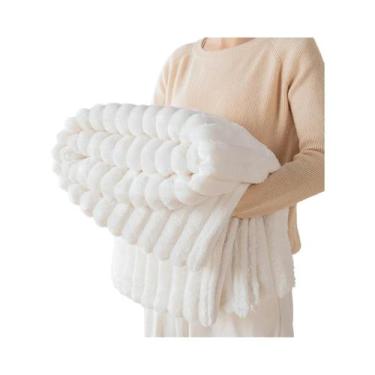 Imagem de Cobertor De Flanela Grosso E Quente Confortável Para Quartos Sofás Cam