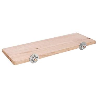 Imagem de Generic Pedal de Plataforma de Hamster Resistente à Mastigação de Madeira para Saúde Mental e Exercício, para Hamsters, Chinchilas, Ratos, 12,2x4,5x0,6in