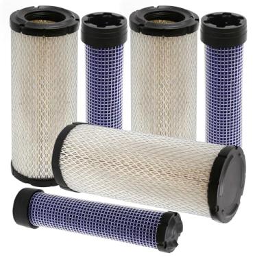 Imagem de Aynaxcol 2 peças de filtro de ar para substituição externa P822858 e interna P821575 para Briggss & Strattonn 540000 e 610000 Series Substituição para substituição Ditchwitch JT520 Jet Trac #