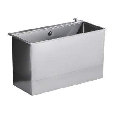 Imagem de Lavatório de esfregão, pia de uso geral, pia de chão comercial, pia de garagem, pia de banheira independente, com ralo, para cozinha/restaurante/loja/garagem (L)