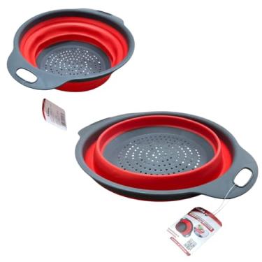 Imagem de Escorredor Dobrável Retrátil, 24 cm, para Cozinha, Compacto, Portátil, Organizador de Utensílios