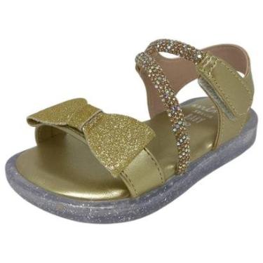 Imagem de Sandalia Infantil Menina Luz Led Facil Calce Sua Cia Mini-Feminino