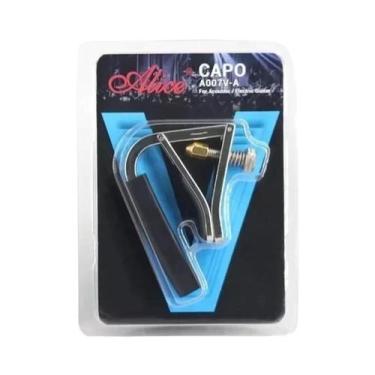 Imagem de Capotraste De Liga De Zinco Para Guitarra Acústica, Elétrica E Clássic