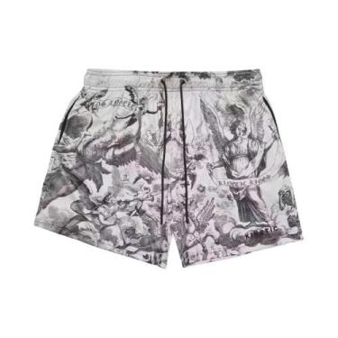 Imagem de Bermuda Masculina De Basquete E Corrida Em Malha Respirável De Secagem