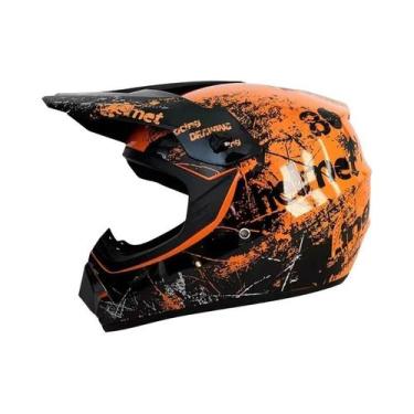 Imagem de Kit De Capacete MX Infantil Com Certificação DOT/ECE, Óculos Ventilado