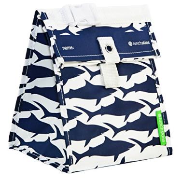 Imagem de Lunchskins Lancheira reutilizável, tubarão azul marinho