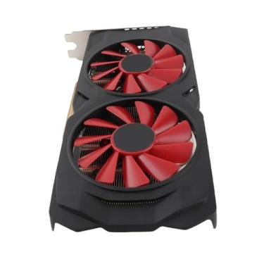 Imagem de RX580 8 GB de Placa Gráfica, GDDR5 GPU de 256 Bits, 2 fã de Resfriamento PCIE 3.0 X16 Placa de Vídeo, Placa de Computação de Computadores Com HDMI, DP, Portas DVI