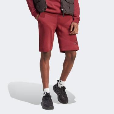 Imagem de Short Adidas Aop Masculino, Vinho, GG