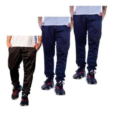 Imagem de Kit 3 Calças Jogger Malha Premium Neymar Inverno 2 Bolso 001 - KSFRENT